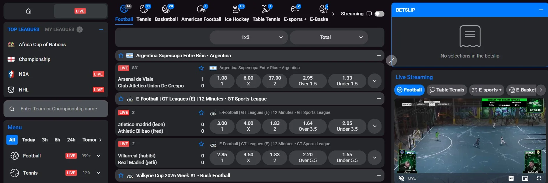 Jaabet casino Sportweddenschappen